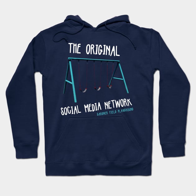 Original social media network—Gardner Field edition Hoodie by twogirlsmedia